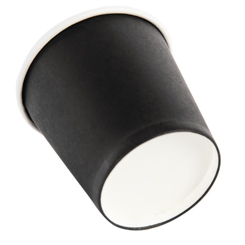 Fiesta Recyclable Espresso Takeaway Cups Black 114ml (Pack of 50) GF019