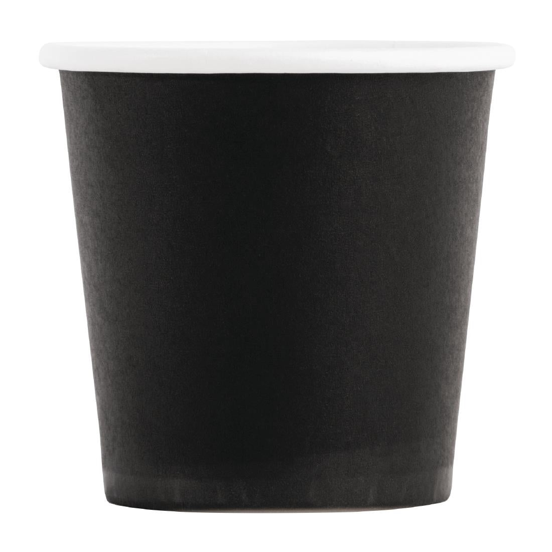 Fiesta Recyclable Espresso Takeaway Cups Black 114ml (Pack of 1000) GF018