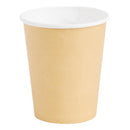 Fiesta Recyclable Takeaway Coffee Cups Single Wall Brown 225ml (Pack of 1000) GF030