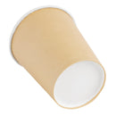 Fiesta Recyclable Takeaway Coffee Cups Single Wall Brown 225ml (Pack of 1000) GF030