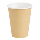 Fiesta Recyclable Takeaway Coffee Cups Single Wall Brown 340ml (Pack of 1000) GF032