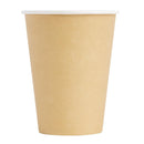Fiesta Recyclable Takeaway Coffee Cups Single Wall Brown 340ml (Pack of 1000) GF032