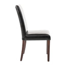 Bolero Faux Leather Dining Chairs Black GF954
