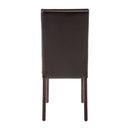 Bolero Faux Leather Dining Chairs Black GF954