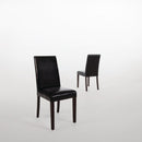 Bolero Faux Leather Dining Chairs Black GF954