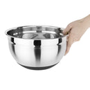 Vogue Stainless Steel Mixing Bowl with Silicone Base 5Ltr GG022