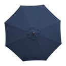 Bolero Round Outdoor Umbrella 3m Diameter Navy Blue GG497