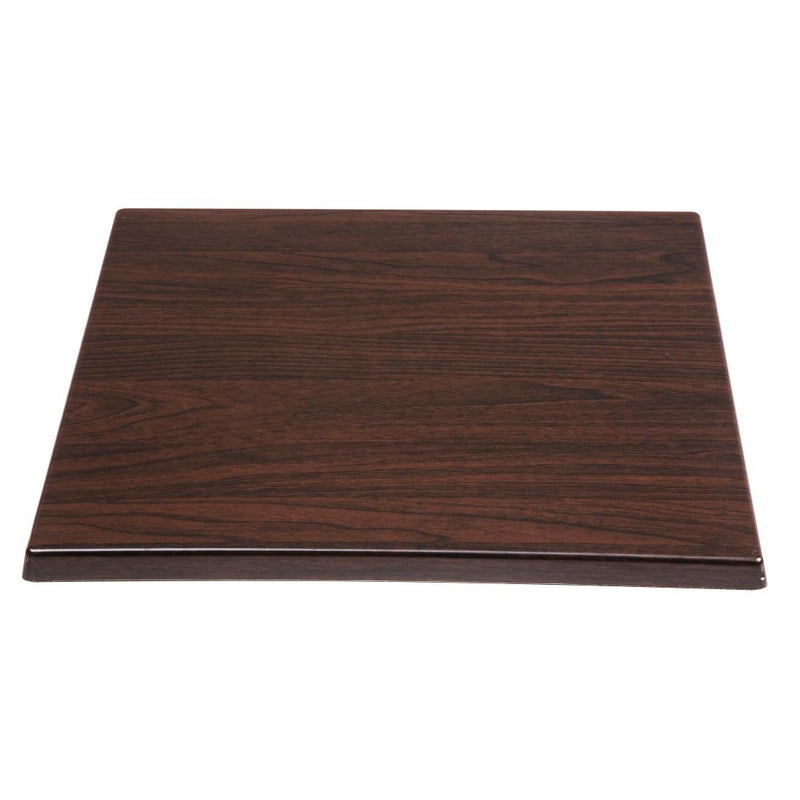 Bolero Square Table Top Dark Brown 600mm GG635