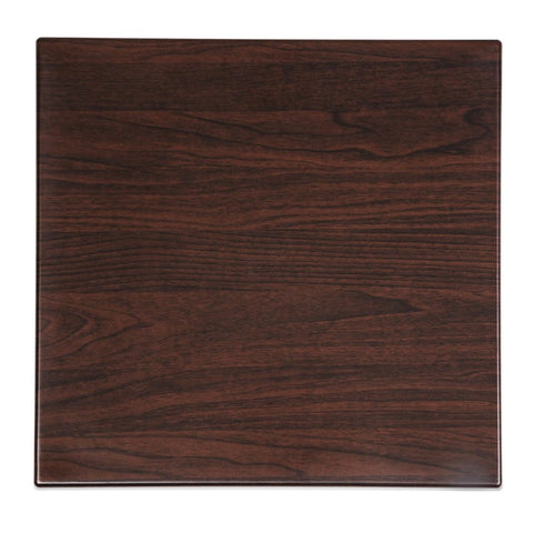 Bolero Square Table Top Dark Brown 600mm GG635