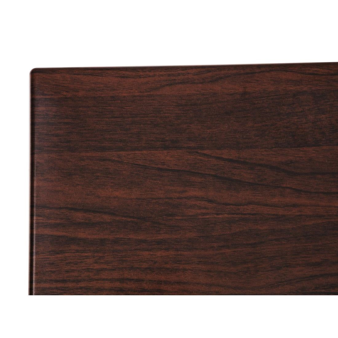 Bolero Square Table Top Dark Brown 600mm GG635