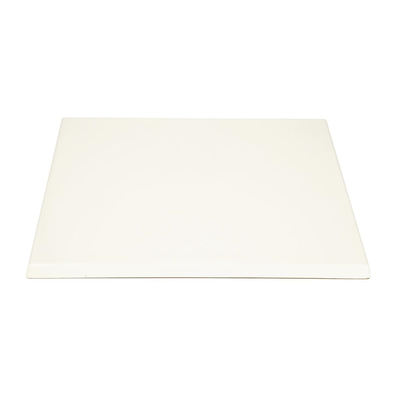 Bolero Square Table Top White 700mm GG641