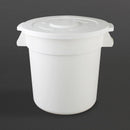 Vogue Polypropylene Round Container Bin White 76Ltr GG793