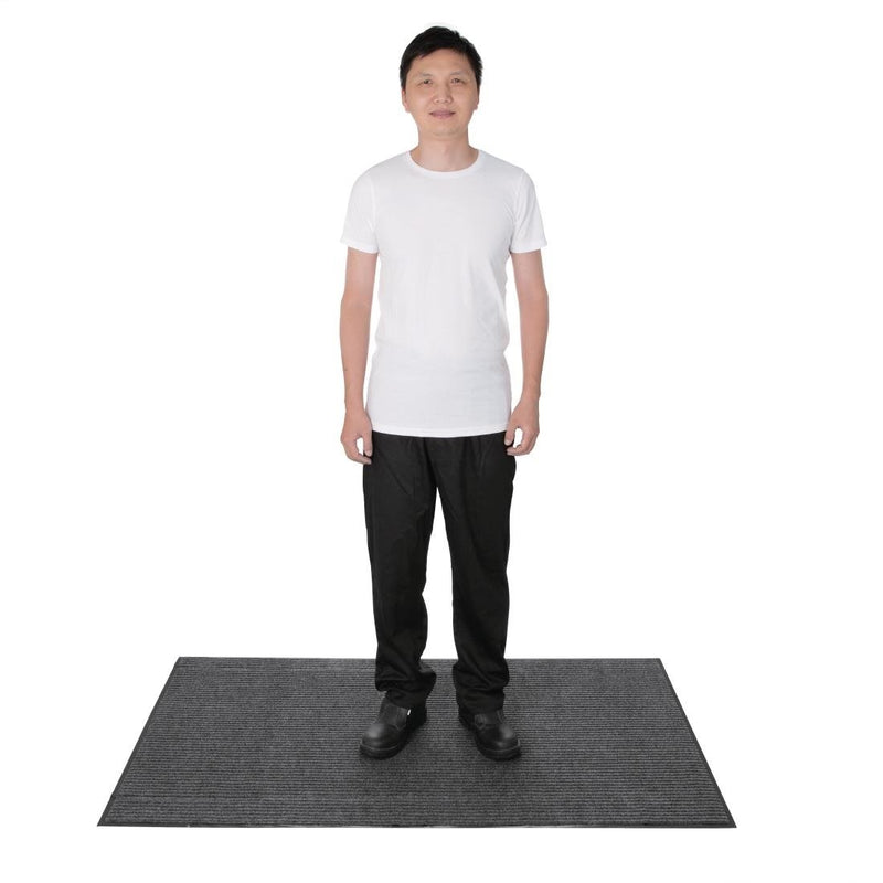 Jantex Entrance Mat Steel Colour - 1500 x 900mm GH059