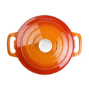 Vogue Orange Round Casserole Dish 4Ltr GH303