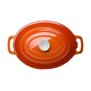 Vogue Orange Oval Casserole Dish 6Ltr GH312