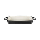 Vogue Black Rectangular Cast Iron Dish 1.8Ltr GH323