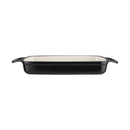 Vogue Black Rectangular Cast Iron Dish 1.8Ltr GH323
