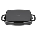 Vogue Black Rectangular Cast Iron Dish 1.8Ltr GH323