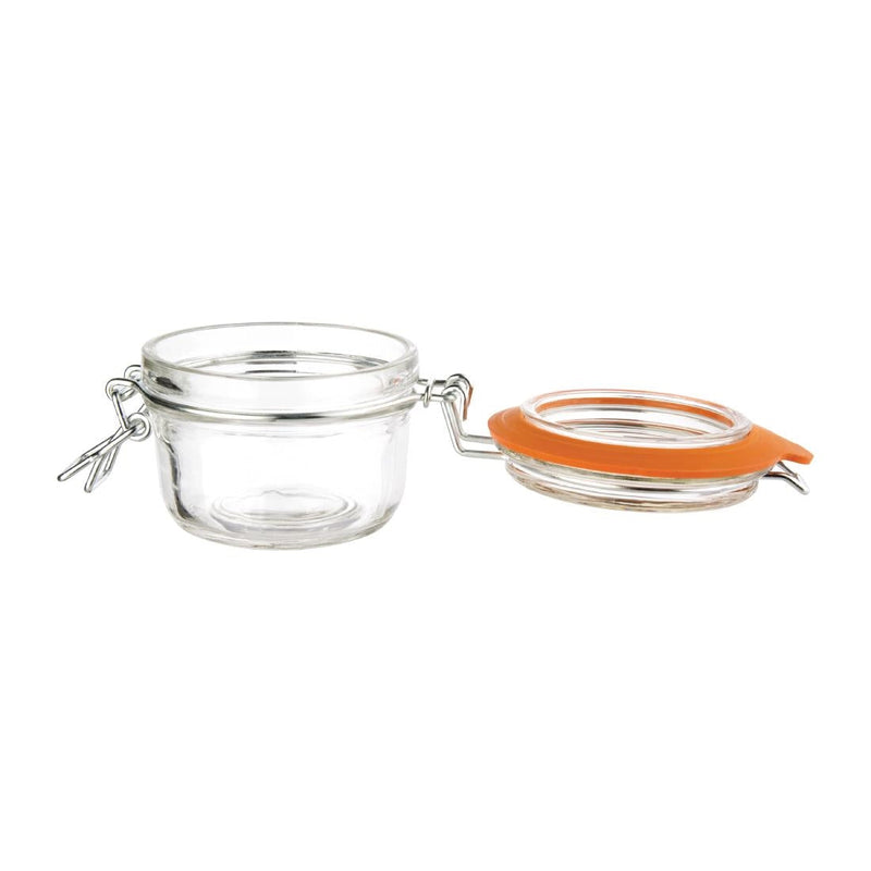 Vogue Clip Top Preserve Jars 125ml GH327