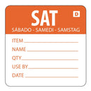 Vogue Dissolvable Day of the Week Labels Saturday GH356