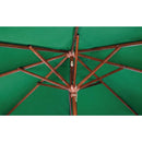 Bolero Square Outdoor Umbrella 2.5m Green GH989