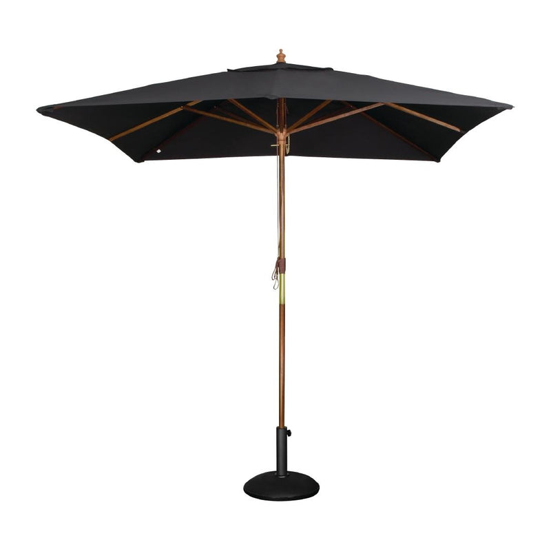 Bolero Square Outdoor Umbrella 2.5m Black GH990