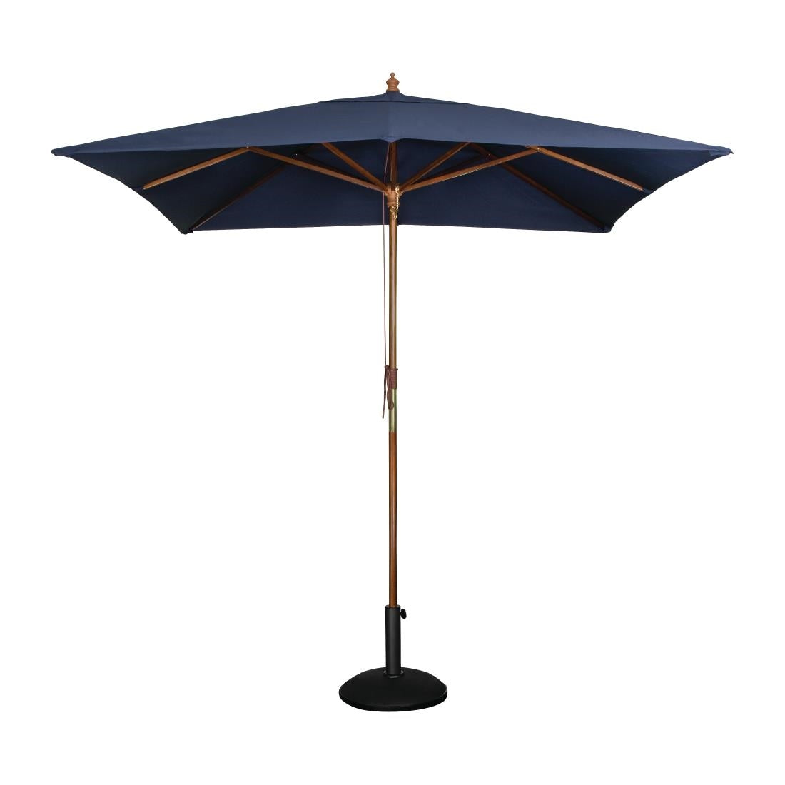 Bolero Square Outdoor Umbrella 2.5m Navy Blue GH991