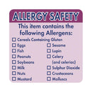 Vogue Allergen Food Labels GJ058