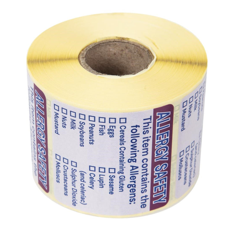 Vogue Allergen Food Labels GJ058