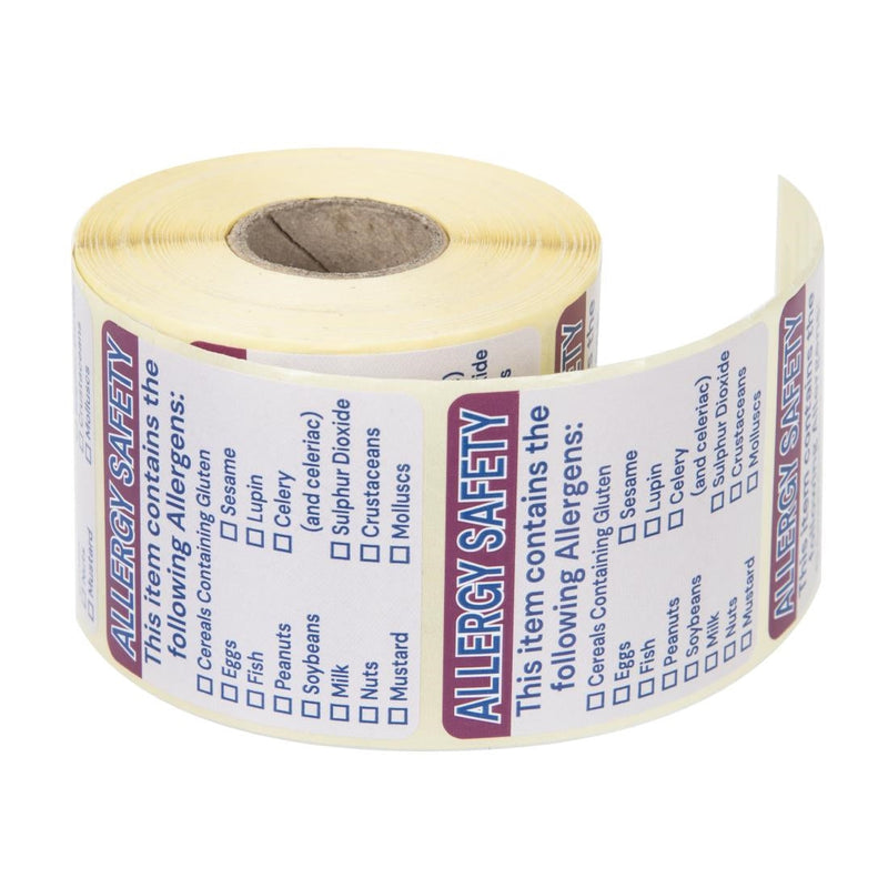 Vogue Allergen Food Labels GJ058