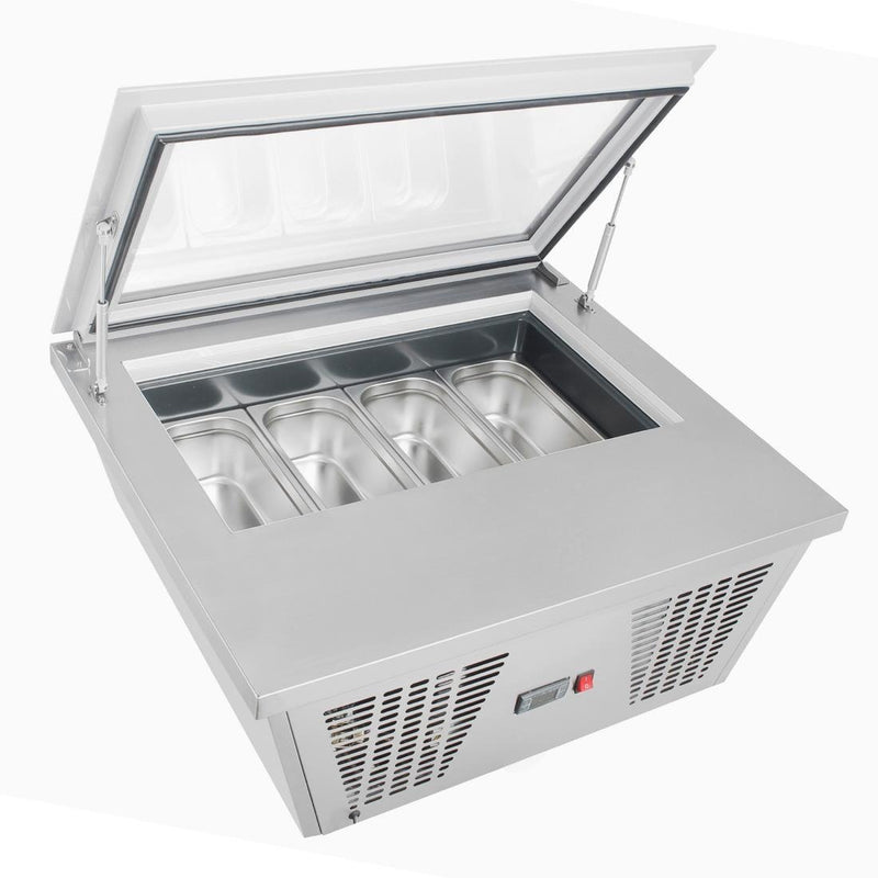Polar G-Series Countertop Scoop Freezer - 4 x Napoli Pans GK068-A