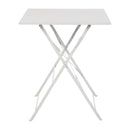 Bolero Grey Square Pavement Style Steel Table GK988
