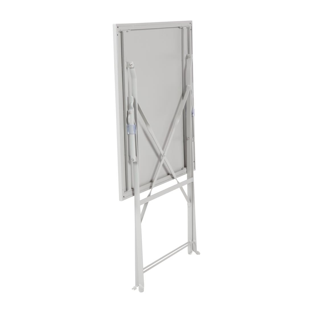 Bolero Grey Square Pavement Style Steel Table GK988