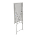 Bolero Grey Square Pavement Style Steel Table GK988