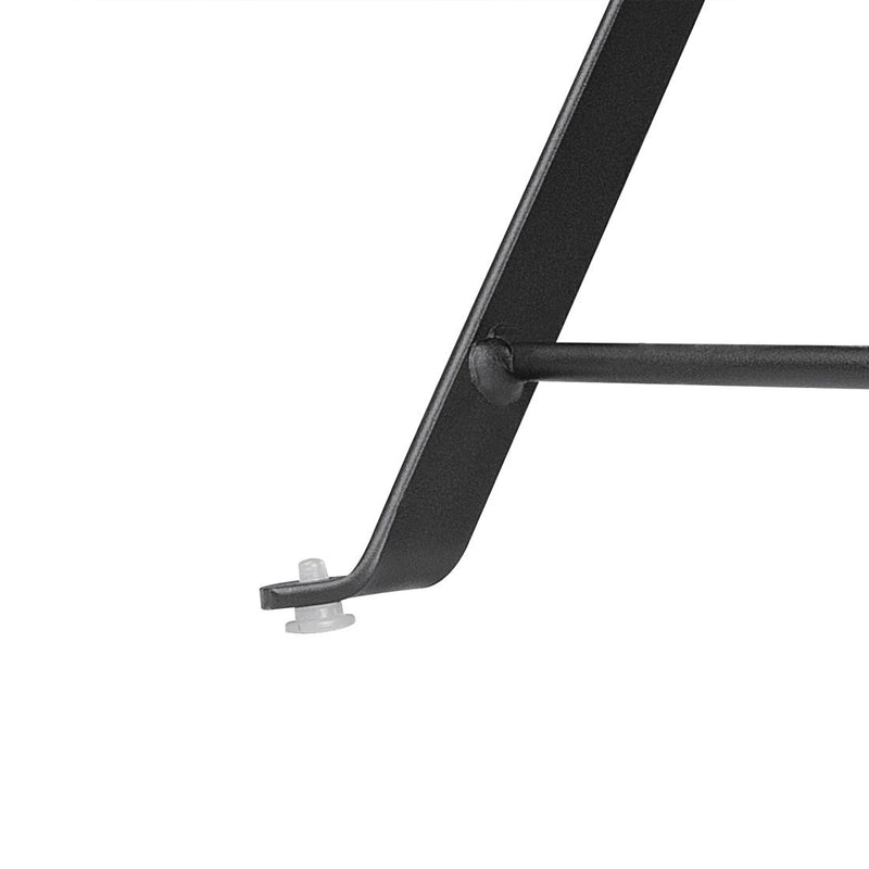 Bolero Black Square Pavement Style Steel Table GK989
