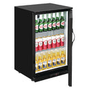 Polar G-Series 900mm Single Solid Door Back Bar Cooler in Black 138Ltr GL015-A