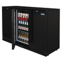Polar G-Series 900mm Triple Solid Door Back Bar Cooler in Black 330Ltr GL017-A