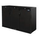 Polar G-Series 900mm Triple Solid Door Back Bar Cooler in Black 330Ltr GL017-A