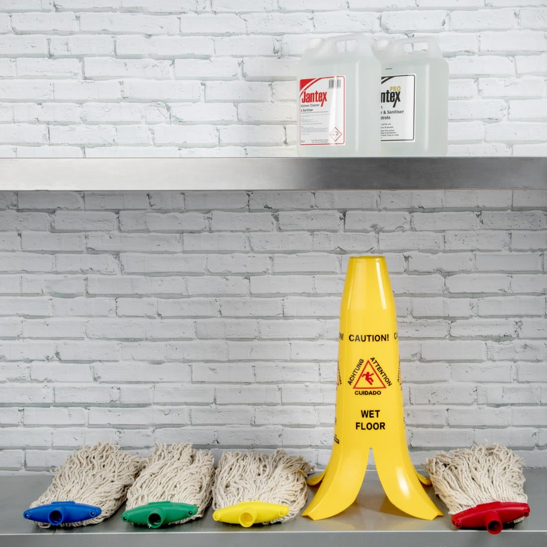 Jantex Prairie Kentucky Yarn Socket Mop Head Red DN827