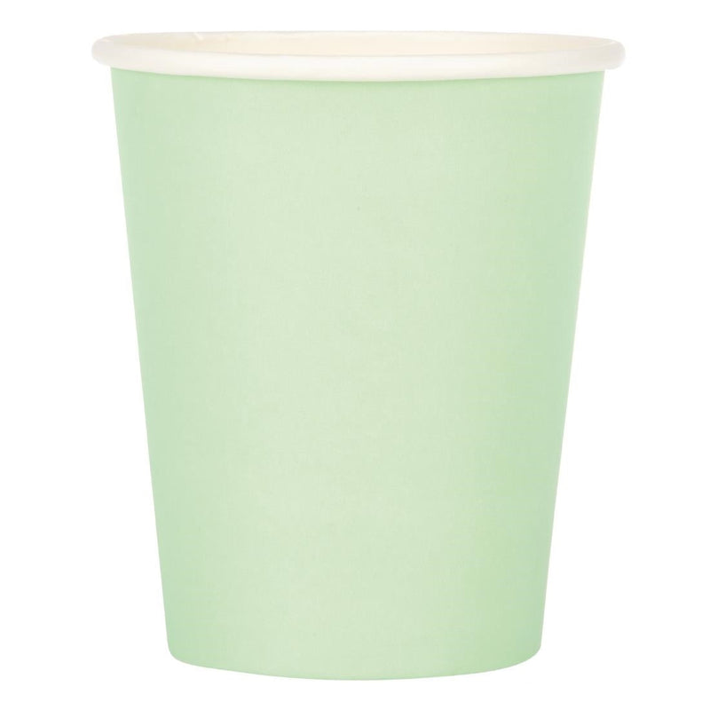 Fiesta Recyclable Takeaway Coffee Cups Single Wall Turquoise 225ml (Pack of 1000) GP403