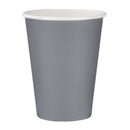 Fiesta Recyclable Takeaway Coffee Cups Single Wall Charcoal 340ml (Pack of 1000) GP416