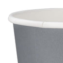 Fiesta Recyclable Takeaway Coffee Cups Single Wall Charcoal 340ml (Pack of 1000) GP416