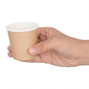 Fiesta Recyclable Espresso Takeaway Cups Kraft 114ml (Pack of 1000) GP447