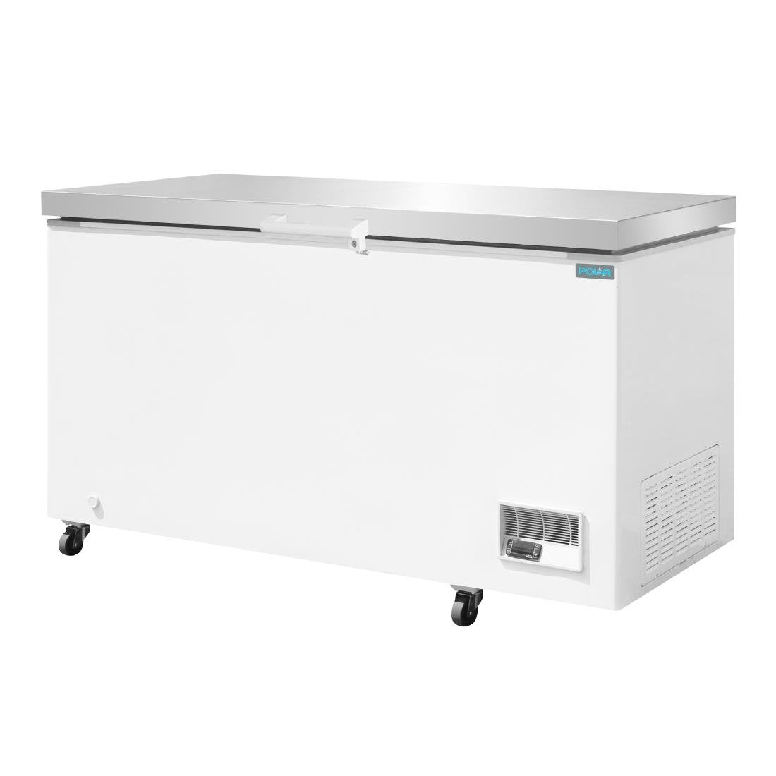 Polar G-Series Chest Freezer with Stainless Steel Lid 378Ltr GP897-A