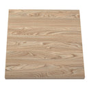 Bolero Pre-drilled Square Table Top Antique Natural 700mm GR331