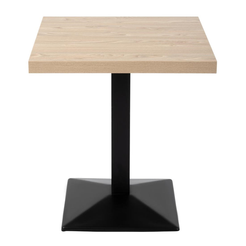 Bolero Pre-drilled Square Table Top Antique Natural 700mm GR331