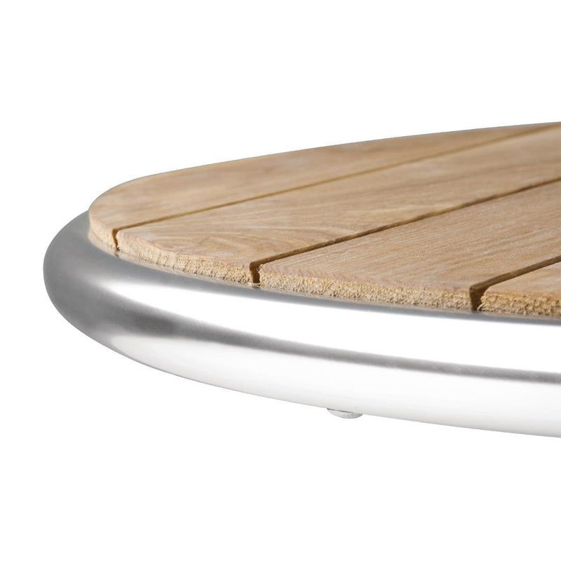 Bolero Ash Round Poseur Height Table 600mm GR332