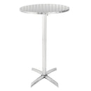 Bolero Flip Top Poseur Table Stainless Steel GR396
