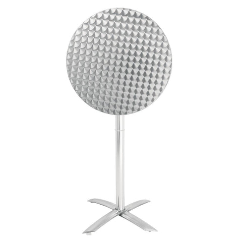 Bolero Flip Top Poseur Table Stainless Steel GR396