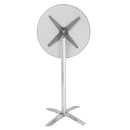 Bolero Flip Top Poseur Table Stainless Steel GR396